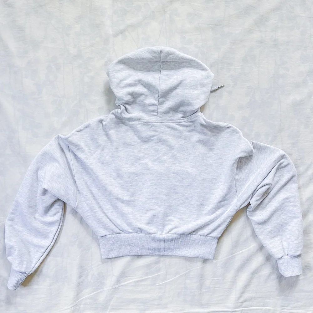 Garage Cropped Zippie Hoodie (Size: M) - Picture 3 of 15
